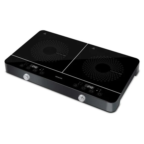 Sencor SCP 4201GY kétzónás indukciós főzőlap, 3.5kW