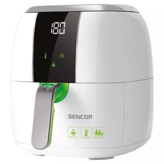 Sencor SFR 5320WH forrólevegős fritőz, 1.4kW, 3kg