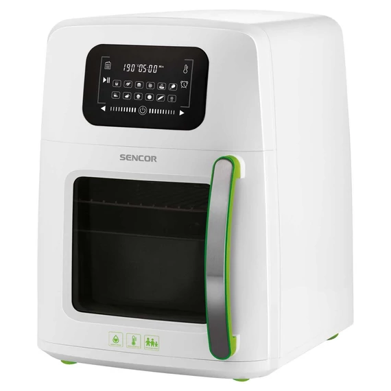 Sencor SFR 5400WH multifunkciós forrólevegős fritőz, 1.8kW, 11L