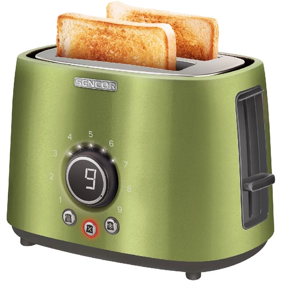 Sencor STS 6050GG kenyérpirító, 1kW, zöld