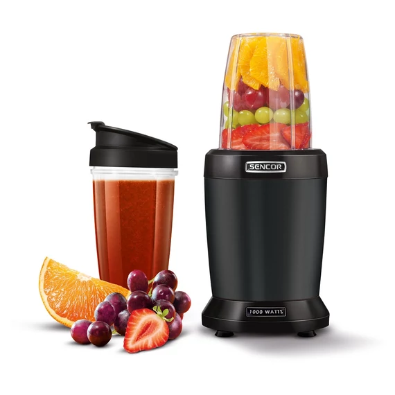 Sencor SNB 4303BK Nutri turmixgép,1kW, 0.8L, 1L, fekete