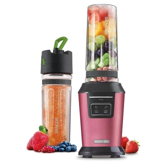 Sencor SBL 7174RD automata smoothie mixer, 800W, 0.6L, piros