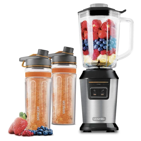 Sencor SBL 7550SS automata smoothie mixer, 800W, 0.6L, ezüst