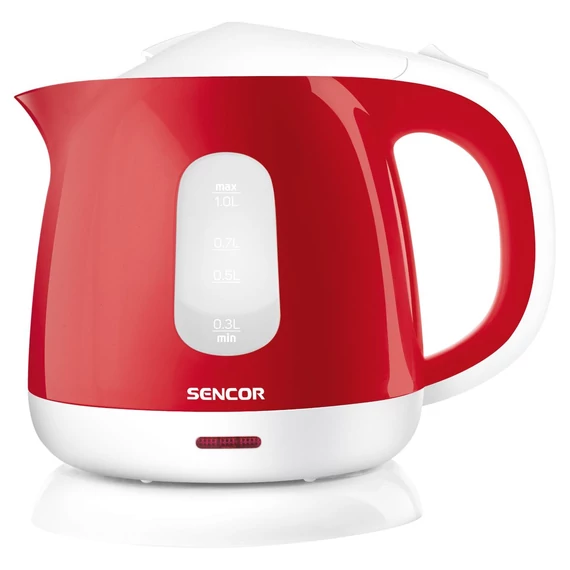Sencor SWK 1014RD vízforraló, 1.1kW, 1L, piros