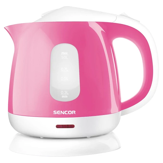 Sencor SWK 1018RS vízforraló, 1.1kW, 1L, rózsaszín