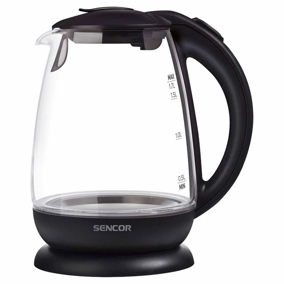 Sencor SWK 1785BK üveg vízforraló, 2.2kW, 1.7L