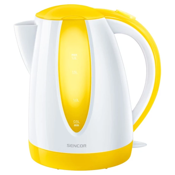 Sencor SWK 1816YL vízforraló, 2kW, 1.8L, sárga