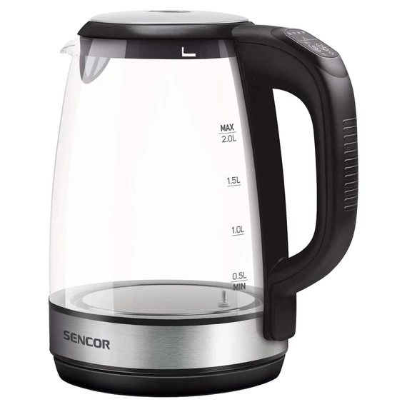 Sencor SWK 2090BK vízforraló hőmérséklet szabályozóval, 2.2kW, 2L