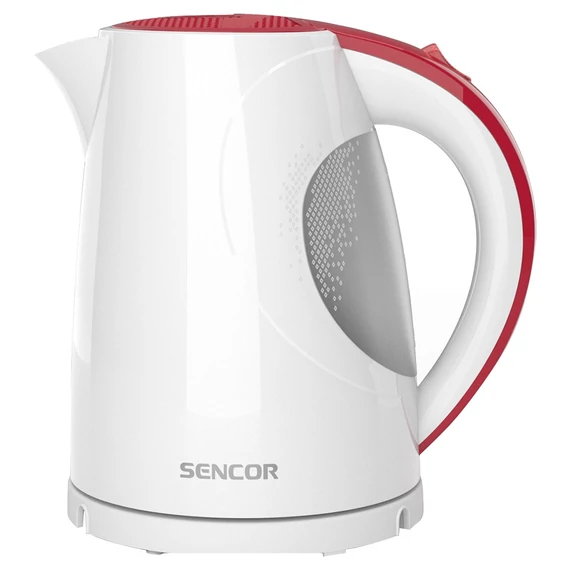 Sencor SWK 1515RD elektromos vízforraló, 1.5L, 2.2kW, fehér-piros