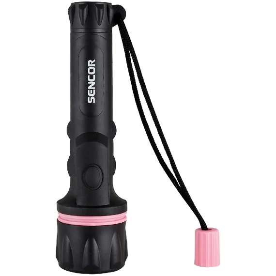 Sencor SLL 10 LED elemlámpa, 2xAA, rózsaszín