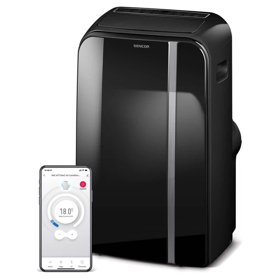 Sencor SAC MT1241C mobilklíma, 1.4kW, fekete