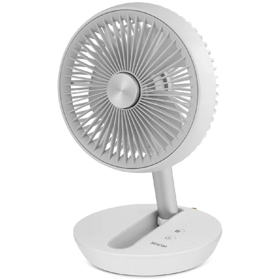 Sencor SFE 0773WH akkus ventilátor, USB-C, 18cm