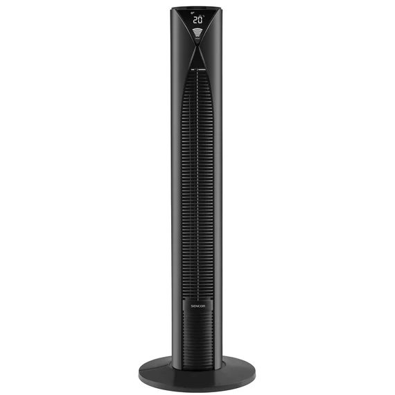 Sencor SFT 3800BK oszlop ventilátor távirányítóval, 45W, fekete
