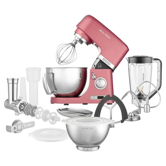 Sencor STM 7874RD konyhai robotgép, 1kW, piros