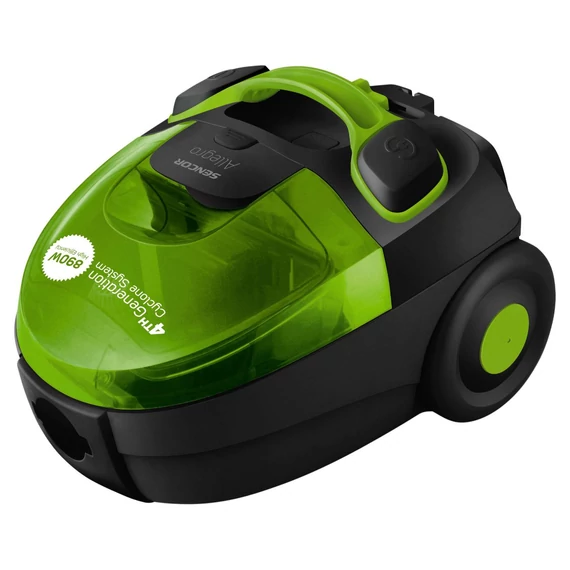 Sencor 510GR-EUE2 porzsák nélküli porszívó, Cyclone, 890W, zöld