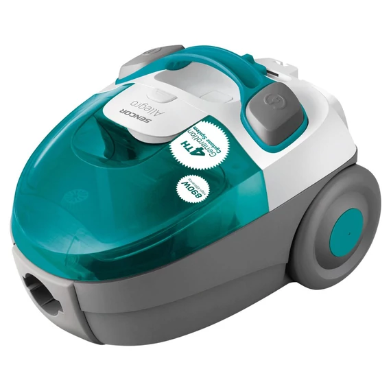 Sencor 511TQ-EUE2 porzsák nélküli porszívó, Cyclone, 890W, türkiz
