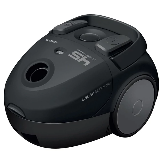 Sencor SVC 45BK-EUE3 porzsákos porszívó, 850W, fekete