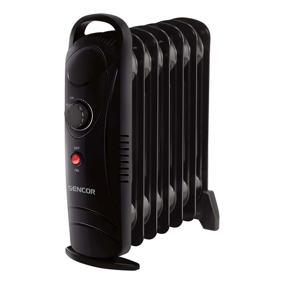 Sencor SOH 2107BK elektromos olajradiátor, 7 tagos, 700W