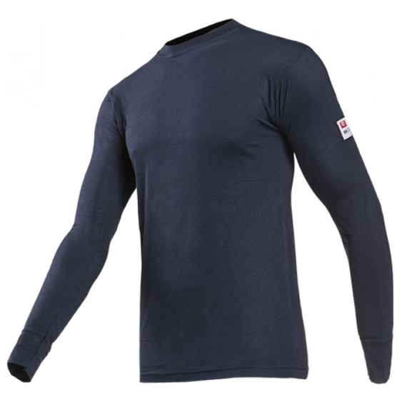 Sioen Beltane lángálló hosszúujjú póló, antisztatikus, kék, XL