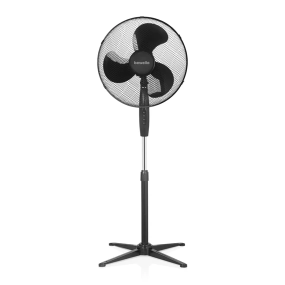 Somogyi álló ventilátor, fekete, 45W, 38cm