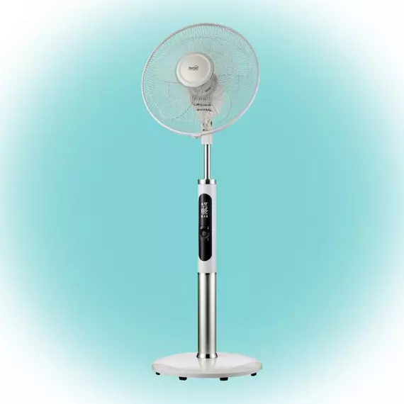 Állványos ventilátor 3D oszcillálás, fehér, 40cm, 60W