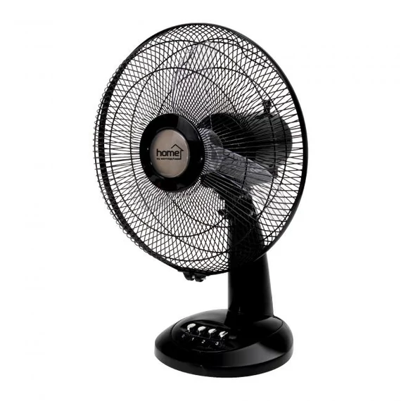 Asztali ventilátor, fekete, 30cm, 40W