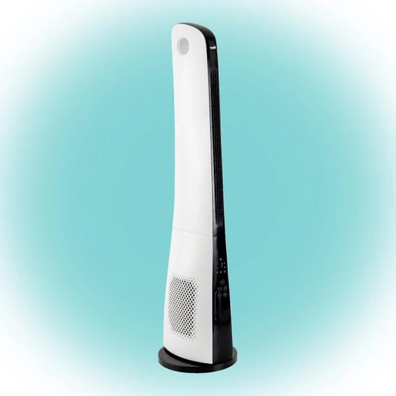 Oszlopventilátor, fehér, 110 cm, 45W