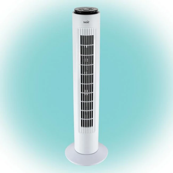 Oszlopventilátor, fehér, 74cm magas, 37W