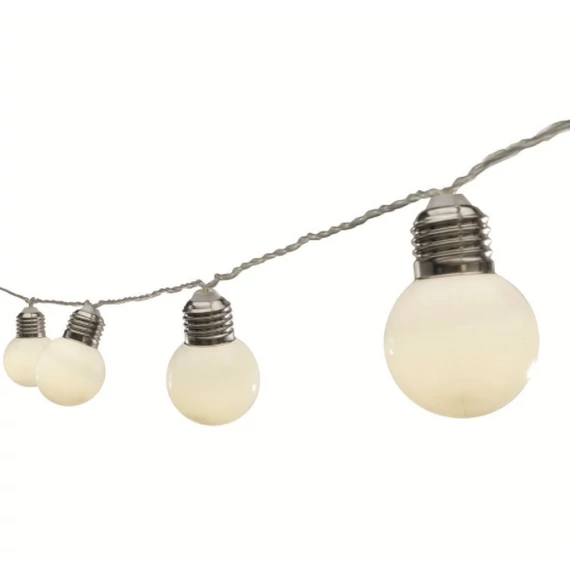 LED-es izzósor, körte alakú, 9,5m, IP44, 230V