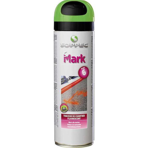 Soppec S Mark fluoreszkáló jelölőspray, zöld, 500ml