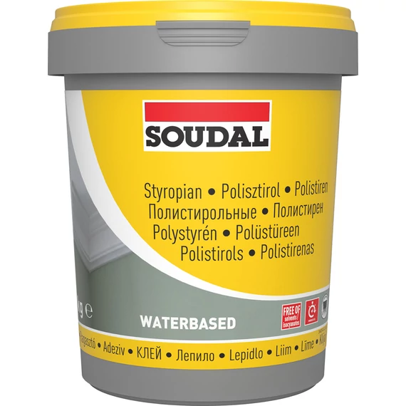 Soudal 28A polisztirol ragasztó, diszperziós, 1kg