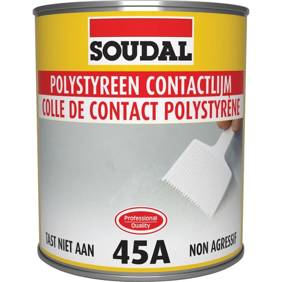 Soudal 45A polisztirol kontaktaragasztó, 750ml
