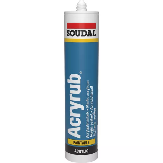 Soudal Acryrub tömítő, festhető, szürke, 310ml