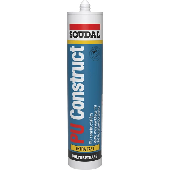 Soudal Construct D4 PU ragasztó, 310ml