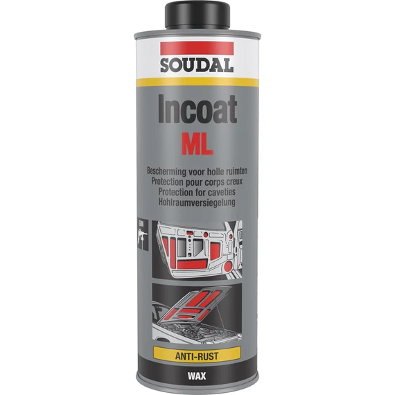 Soudal Incoat ML technikai üregvédő, pisztolyos, 1l