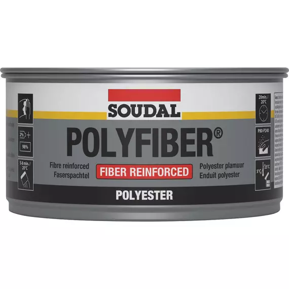 Soudal Polyfiber poliészter töltőanyag, szürke, 250g