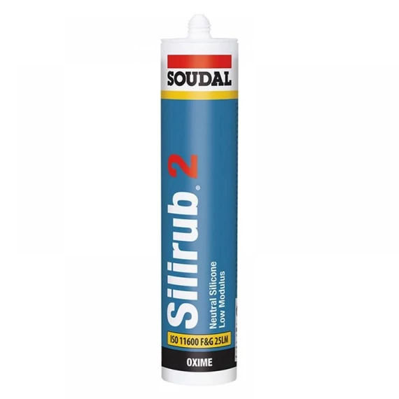 Soudal Silirub 2 építőipari-üvegező szilikon, bazaltszürke, 300ml