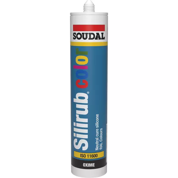 Soudal Silirub Color tömítő, neutrális, pasztell zöld, 300ml