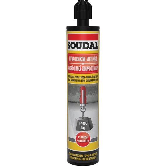 Soudal Soudafix P300-SF vegyi dűbel, 280ml