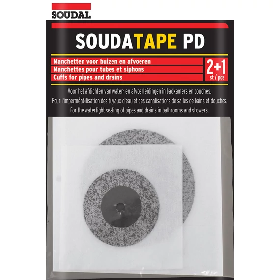 Soudal Soudatape PD tömítő szalag, vízszigeteléshez, csővezetékhez, 2+1db