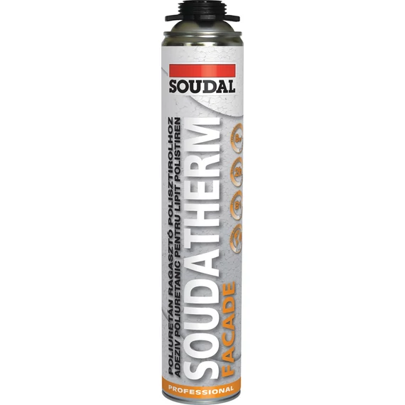Soudal Soudatherm PU ragasztóhab, polisztirol szigeteléshez, 750ml
