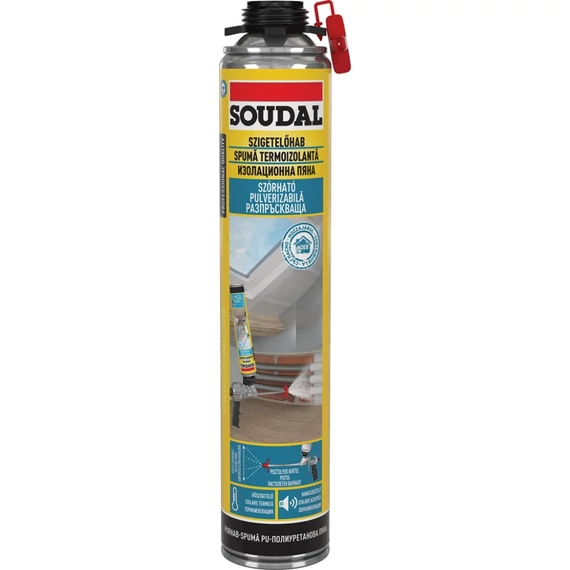 Soudal szórható szigetelő purhab, 700ml