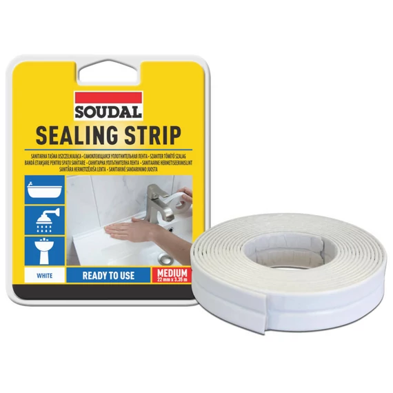 Soudal szaniter tömítőszalag, 22mm, 3.3m