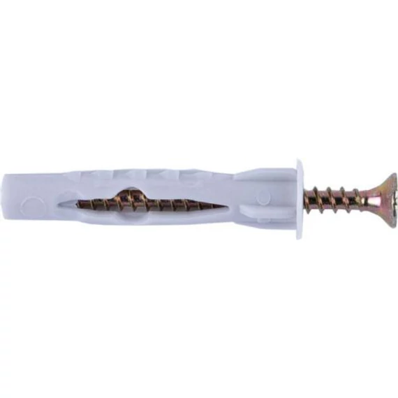 Stalco univerzális nylon dübel csavarral, 6x60mm, 100db