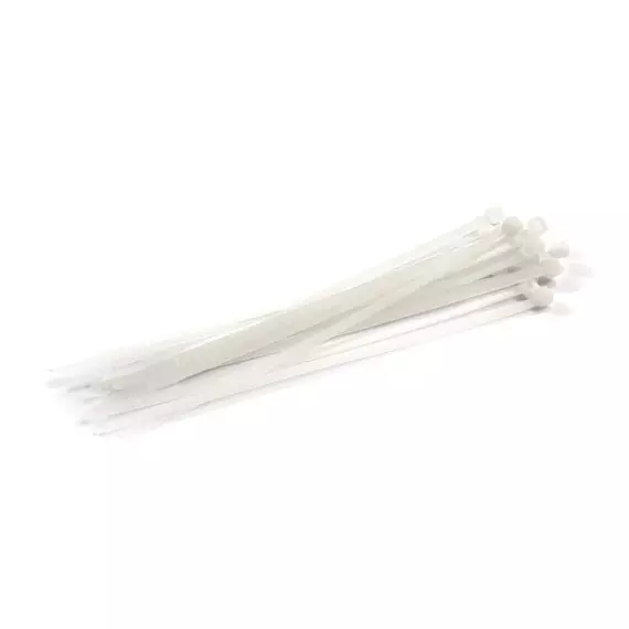 Stalco fehér kábelkötegelő, 3.6x150mm, 100db