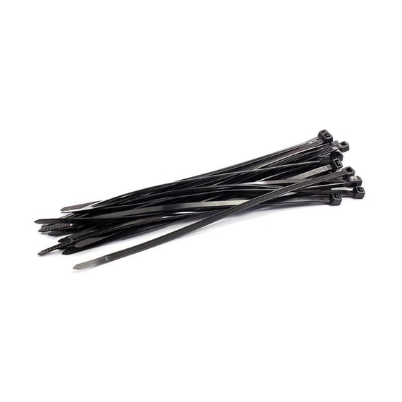 Stalco fekete kábelkötegelő, 2.5x120mm, 100db