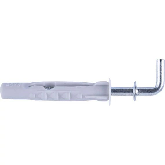 Stalco univerzális nylon dübel, kampós csavarral 8x65mm, 25db