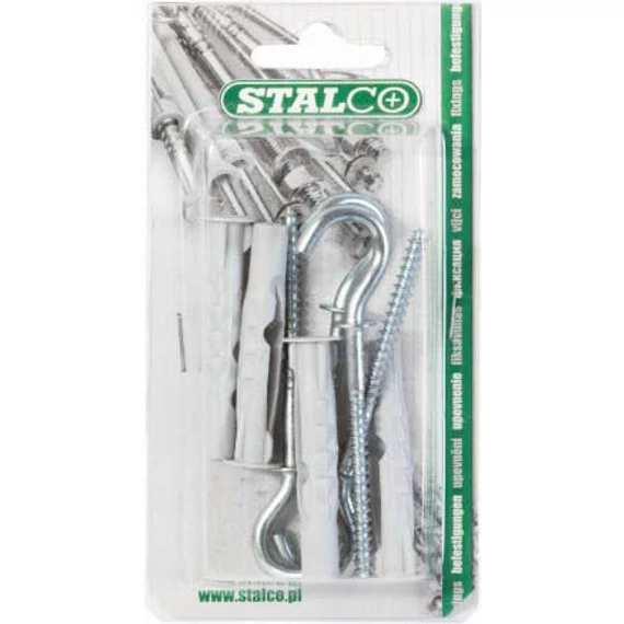 Stalco univerzális dübel lámpahoroggal, 8x83mm, 4db