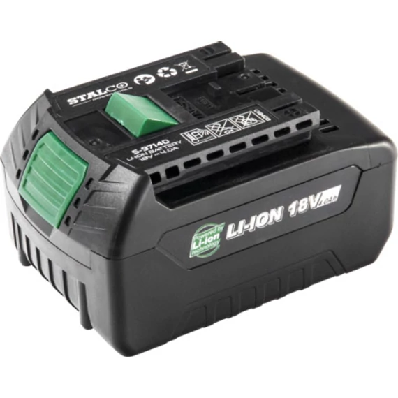 Stalco akkumulátor, Li-Ion, 18V, 4.0Ah