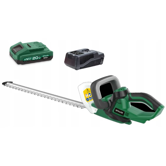 Stalco HTS20-71 akkus sövényvágó, 14mm, 2.0Ah akkuval és töltővel